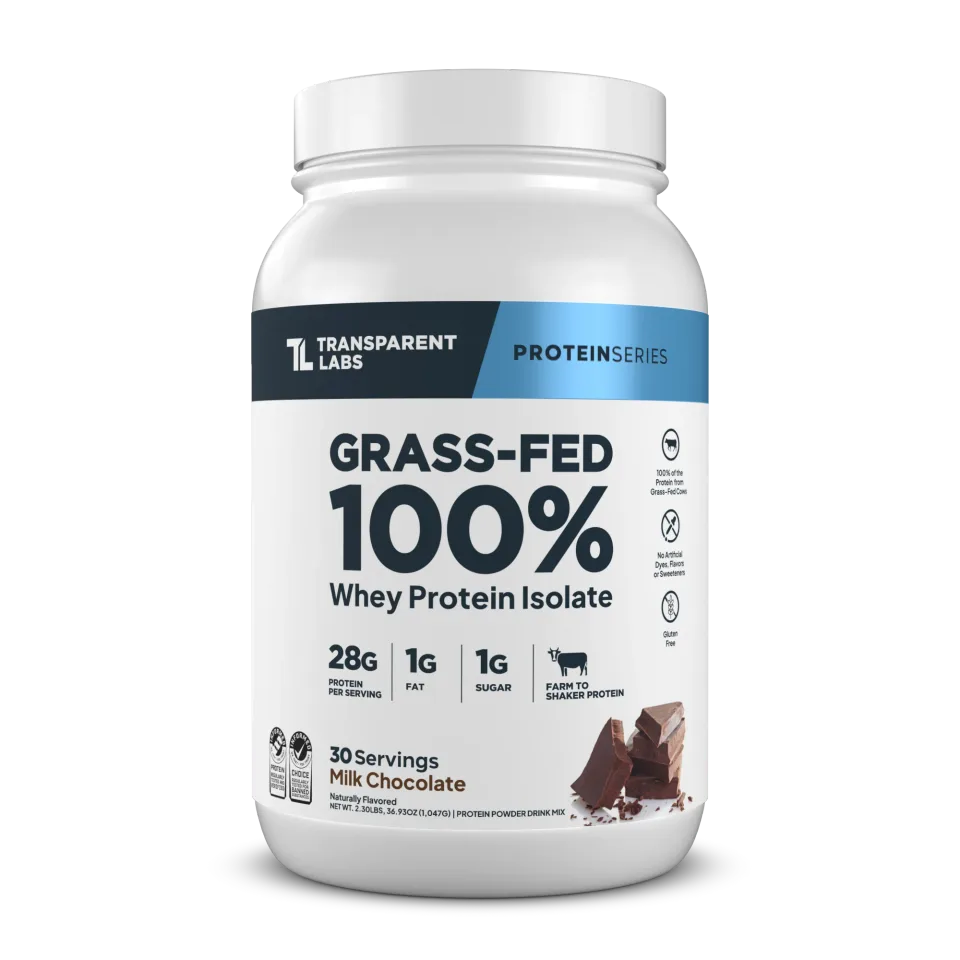 Transparent Labs Grass-Fed Whey Protein Isolate