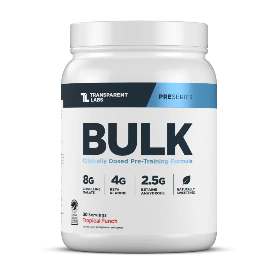 Transparent Labs BULK Pre-Workout